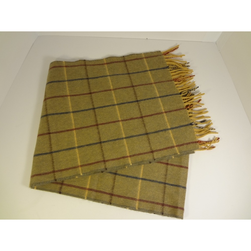 Burberrys of London Cashmere Scarf‎ Made in England Plaid Check - Picture 4 of 4